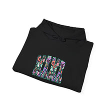 Load image into Gallery viewer, Floral Vibe Unisex Hooded Sweatshirt, Cozy Gift, Layering Essential, Spring Fashion, Comfortable Style

