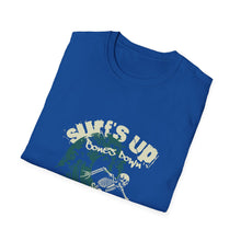 Load image into Gallery viewer, Surf's Up Unisex Softstyle T-Shirt, Beach Vibe Apparel, Summer Wardrobe Essential, Gift for Surfers, Casual Tee
