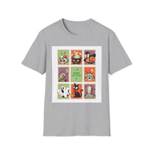 Load image into Gallery viewer, Halloween-Themed Unisex Softstyle T-Shirt: Spooky Fun for All Ages, Perfect for Parties, Celebrations, Trick or Treating, and Gifting!
