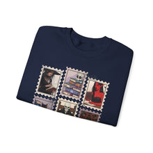 Load image into Gallery viewer, Cozy Book Lover Crewneck Sweatshirt, Literary Gift, Reading Sweatshirt, Cozy Fall Apparel, Perfect for Book Clubs
