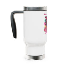 Load image into Gallery viewer, Inspirational Travel Mug, Pray Wait Trust, God Has a Plan, Motivational Coffee Cup, Gifts for Women, Faith-based Mug
