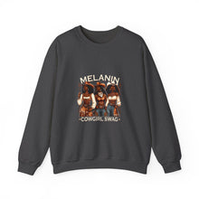 Load image into Gallery viewer, Melanin Magic Sweatshirt - Celebrating Diversity, Perfect Gift for Friends, Cozy Layer, Unisex Fashion, Fall/Winter Wear
