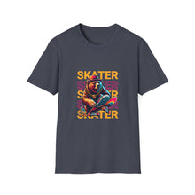 Load image into Gallery viewer, Retro Skater Unisex T-Shirt - Perfect for Skate Lovers, Streetwear, Casual Wear, Gift for Him/Her, Summer Fashion
