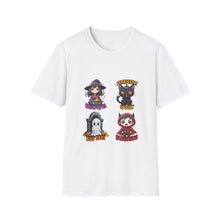 Load image into Gallery viewer, Kawaii Unisex Softstyle T-Shirt, Cute Tee, Japanese Style Shirt, Cozy Graphic Top, Fun Anime Fashion
