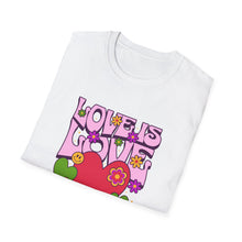 Load image into Gallery viewer, Pride Month T-Shirt, Love Is Love Graphic Tee, Unisex LGBTQ+ Apparel, Softstyle Pride Shirt, Inclusive Fashion, Celebratory Gift
