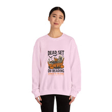 Load image into Gallery viewer, Halloween Reading Sweatshirt | Cozy Unisex Crewneck | Book Lovers Gift, Fall Fashion, Halloween Apparel, Spooky Season Essentials, [...]
