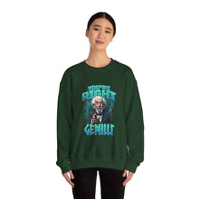 Load image into Gallery viewer, Genius Sweatshirt, Unisex Crewneck, Funny Gift for Science Lovers, Chill Vibe, Birthday Present, Casual Wear
