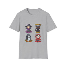 Load image into Gallery viewer, Kawaii Unisex Softstyle T-Shirt, Cute Tee, Japanese Style Shirt, Cozy Graphic Top, Fun Anime Fashion
