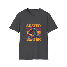 Load image into Gallery viewer, Retro Skater Unisex T-Shirt - Perfect for Skate Lovers, Streetwear, Casual Wear, Gift for Him/Her, Summer Fashion
