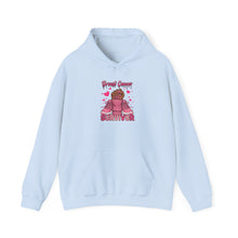 Load image into Gallery viewer, Breast Cancer Survivor Hoodie, Empowerment Sweatshirt, Supportive Gift, Unisex Hooded Sweatshirt, Cancer Awareness Apparel
