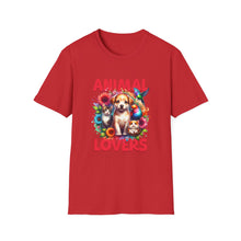 Load image into Gallery viewer, Animal Lovers Unisex T-Shirt | Perfect Gift for Pet Owners, Casual Wear, Animal Rescue Events, Birthdays, and More
