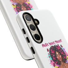 Load image into Gallery viewer, Inspirational Phone Case, Pray Wait Trust God Has a Plan, Spiritual Gift, Motivational Decor, Faith-Based Accessory
