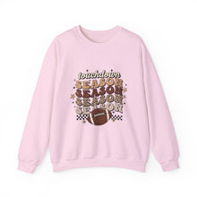 Load image into Gallery viewer, Touchdown Season Sweatshirt - Cozy Gift for Football Fans, Autumn Apparel, Game Day Wear, Unisex Crewneck
