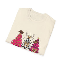 Load image into Gallery viewer, Howdy Christmas Unisex T-Shirt - Festive Apparel for Holiday Cheer, Christmas Gift, Family Gathering, Fun Party Shirt, Casual Wear
