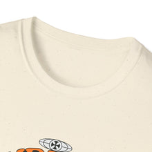 Load image into Gallery viewer, Surfing Afterlife T-Shirt, Unisex Graphic Tee, Beachwear, Gift for Surfers, Casual Summer Style, Unique Statement Shirt
