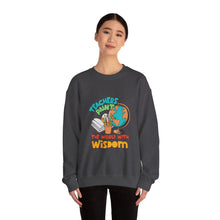 Load image into Gallery viewer, Teacher Appreciation Sweatshirt, Gift for Teachers, Educational Crewneck, Back to School Outfit, Wise Teacher Sweatshirt
