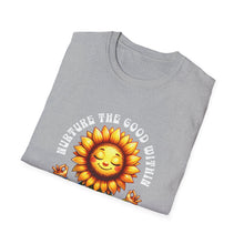 Load image into Gallery viewer, Blooming Sunflower Unisex T-Shirt - Cute, Positive Vibes for Gardening Lovers, Casual Wear, Perfect Gift for Spring Celebrations, [...]
