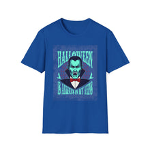 Load image into Gallery viewer, Halloween Vampire T-Shirt | Unisex Softstyle Tee, Spooky Shirt, Halloween Costume, Men's &amp; Women's Apparel, Fun Gift
