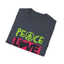 Load image into Gallery viewer, Peace Love Empathy T-Shirt, Unisex Graphic Tee for Everyday Wear, Perfect for Kindness Day, Gift for Friends, Casual Comfort Shirt

