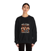 Load image into Gallery viewer, Melanin Magic Sweatshirt - Celebrating Diversity, Perfect Gift for Friends, Cozy Layer, Unisex Fashion, Fall/Winter Wear
