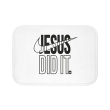 Load image into Gallery viewer, Jesus Did It Bath Mat, Inspirational Bathroom Decor, Religious Gift, Home Essentials, Funny Bath Accessories
