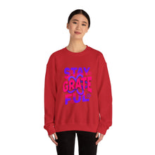 Load image into Gallery viewer, Grateful Sweatshirt - Cozy Crewneck for Everyday Comfort, Perfect Gift for Friends, Inspirational Apparel, Casual Style

