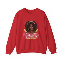 Load image into Gallery viewer, Black History African American Woman Gods Favorite Baddie Sweatshirt, Black Princess Self Love Crewneck Pullover, Unisex Heavy Blend Jumper,

