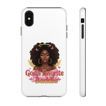Load image into Gallery viewer, Tough Cases, Phone Case with God's Favorite Baddie, Durable Phone Case, Protective Phone Cover, Unique Cell Phone Case, Fun Phone
