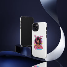 Load image into Gallery viewer, Inspirational Phone Case, Pray Wait Trust God Has a Plan, Spiritual Gift, Motivational Decor, Faith-Based Accessory
