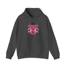 Load image into Gallery viewer, Graduate Girl 2025 Hooded Sweatshirt, Unisex Graduation Gift, Cute Hoodie for Graduates, Cozy Sweatshirt for Celebrations, Graduation [...]
