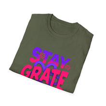 Load image into Gallery viewer, Stay Grateful Unisex Softstyle T-Shirt - Inspirational Tee for Everyday Wear, Gift for Him/Her, Positive Vibes, Gratitude Shirt
