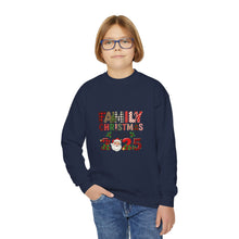 Load image into Gallery viewer, Family Christmas Crew Sweatshirt 2025, Kids Holiday Sweater, Cozy Family Apparel, Perfect Christmas Gift, Family Reunion Outfit
