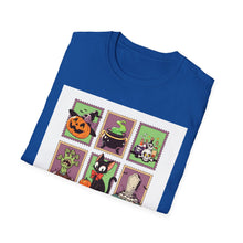 Load image into Gallery viewer, Spooky Halloween T-Shirt for Adults, Unisex Softstyle Tee, Perfect for Halloween Parties, Trick-or-Treat, Costume Wear, Fall Fashion
