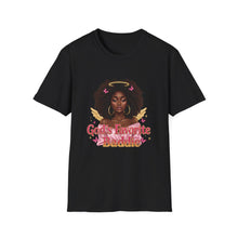 Load image into Gallery viewer, Gods Favorite Baddie Unisex T-Shirt, African American Woman Tee, Black Princess Shirt, Black History Gift, Self Love Apparel
