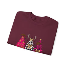Load image into Gallery viewer, Festive Holiday Sweatshirt, Cozy Christmas Apparel, Unisex Crewneck, Cute Gift for Her/Him, Winter Wardrobe Essential, Seasonal Fashion
