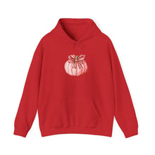 Load image into Gallery viewer, Fall-Themed Hoodie with Pumpkin Design, Cozy Sweatshirt for Autumn, Perfect for Halloween and Thanksgiving, Gift for Him/Her, Unisex [...]
