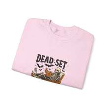 Load image into Gallery viewer, Halloween Reading Sweatshirt | Cozy Unisex Crewneck | Book Lovers Gift, Fall Fashion, Halloween Apparel, Spooky Season Essentials, [...]
