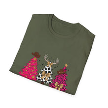 Load image into Gallery viewer, Howdy Christmas Unisex T-Shirt - Festive Apparel for Holiday Cheer, Christmas Gift, Family Gathering, Fun Party Shirt, Casual Wear
