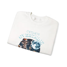 Load image into Gallery viewer, Overthinker Unisex Crewneck Sweatshirt - Cozy Gift for Deep Thinkers, Halloween, Cozy Nights, Thoughtful Apparel, Oversized Sweater
