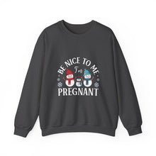Load image into Gallery viewer, Cheerful Holiday Sweatshirt, Cozy Gift, Unisex Crewneck, Family Gathering Wear, Seasonal Fashion, Cute Winter Apparel
