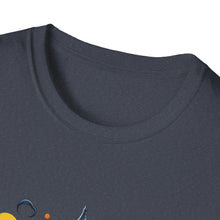 Load image into Gallery viewer, Funny Halloween T-Shirts, Haunted House Unisex Softstyle Tee - Spooky Costume Apparel, Scary Ghost Graphic Shirt, Trick or Treat Clothes,
