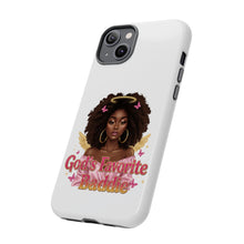 Load image into Gallery viewer, Tough Cases, Phone Case with God's Favorite Baddie, Durable Phone Case, Protective Phone Cover, Unique Cell Phone Case, Fun Phone
