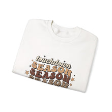 Load image into Gallery viewer, Touchdown Season Sweatshirt - Cozy Gift for Football Fans, Autumn Apparel, Game Day Wear, Unisex Crewneck
