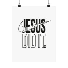 Load image into Gallery viewer, Nike-Inspired Jesus Vertical Poster, Christian Wall Art, Faith Decor, Inspirational Home Accent, Gift for Believers, Religious Decor
