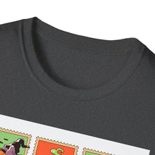 Load image into Gallery viewer, Halloween Themed T-Shirt, Unisex Softstyle Tee for Fall, Trick or Treat Shirt, Spooky Casual Wear, Halloween Party Apparel
