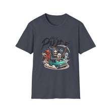 Load image into Gallery viewer, Hell Parade Graphic Tee, Unisex T-Shirt, Halloween Shirt, Spooky Vibe Apparel, Fun Shirt for Party, Casual Wear, Unique Gift
