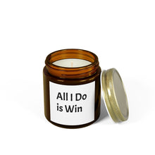 Load image into Gallery viewer, Scented Candles, Quote Candle, Funny Candle, All I do is Win, Coconut Apricot Wax Candle, 4oz, 9oz, Home Decor
