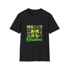 Load image into Gallery viewer, Merry Christmas Unisex T-Shirt, Holiday Apparel, Festive Tee, Gift for Her/Him, Christmas Party Shirt
