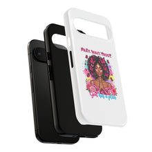 Load image into Gallery viewer, Inspirational Phone Case, Pray Wait Trust God Has a Plan, Spiritual Gift, Motivational Decor, Faith-Based Accessory
