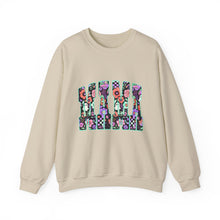 Load image into Gallery viewer, Floral Graphic Crewneck Sweatshirt, Cozy Unisex Sweatshirt, Everyday Comfort Sweatshirt, Flower Print Pullover, Trendy Gift Ideas
